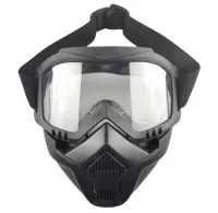 Маска-очки защитная, трансформер, прозрачная-2